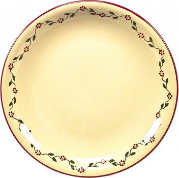 Dessertteller 19 Vergissmeinnicht bordeaux