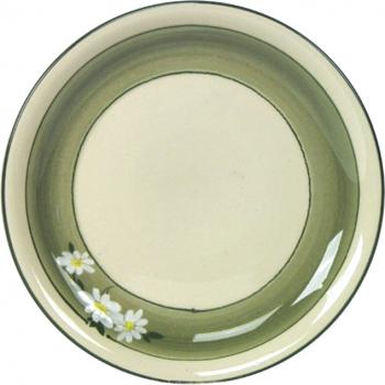 Dessertteller 19 mit Schrift (2 Zeilen) Dekor Margueritenblume