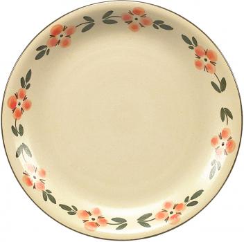 Dessertteller 19 mit Schrift (2 Zeilen) Wilde Rose