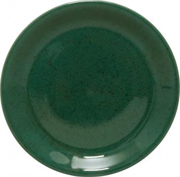 Dessertteller 19 grün Sprenkel