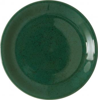 Dessertteller 19 grün Sprenkel