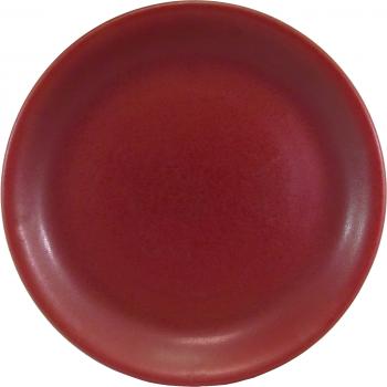 Dessertteller 19 matt bordeaux
