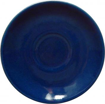 Espresso-Untertasse glänzend blau