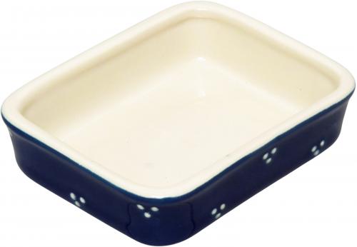 Fischbüchse 12,5 x 8 blau 3 Punkt