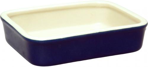 Fischbüchse 12,5 x 10 glänzend blau