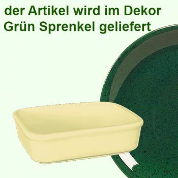 Fischbüchse 12,5 x 10 grün Sprenkel