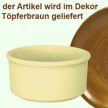 Fischbüchse rund braun