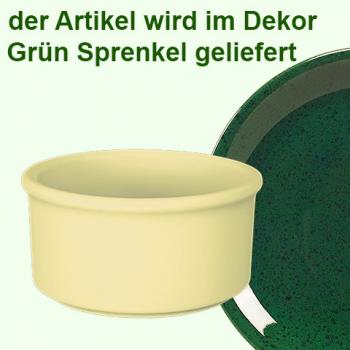 Fischbüchse rund grün Sprenkel