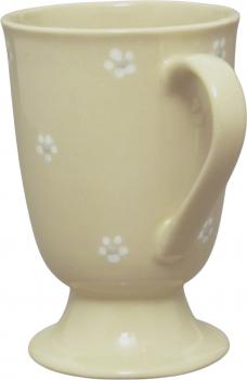 Fußtasse glänzend weiß - 2.Wahl