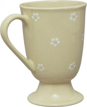 Fußtasse glänzend weiß - 2.Wahl