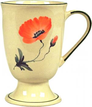 Fußtasse Mohn