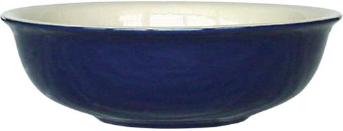 Gemüseschüssel 24 glänzend blau