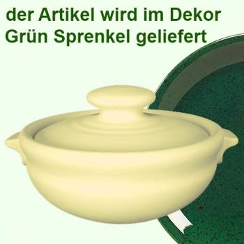 Gurkentopf grün Sprenkel