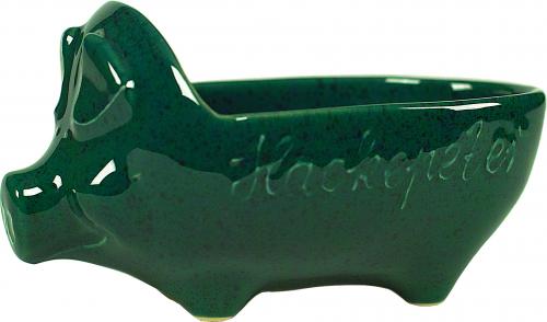 Hackepeterschwein grün Sprenkel