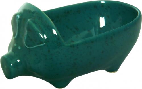 Hackepeterschwein grün Sprenkel