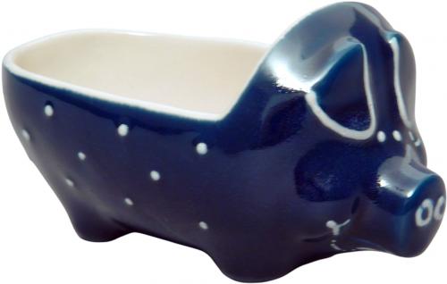 Hackepeterschwein blau 3 Punkt