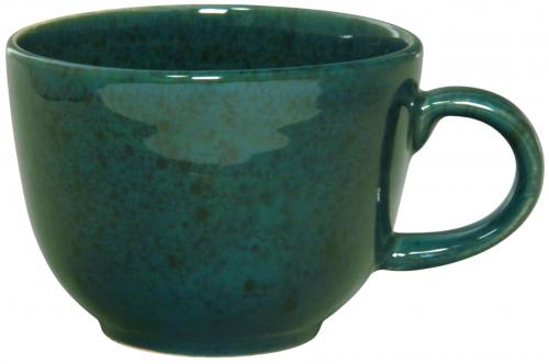 Jumbotasse grün Sprenkel