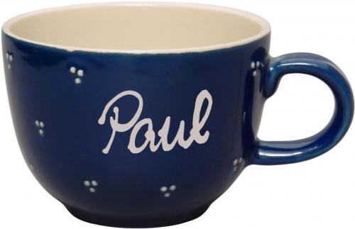 Jumbotasse mit Schrift