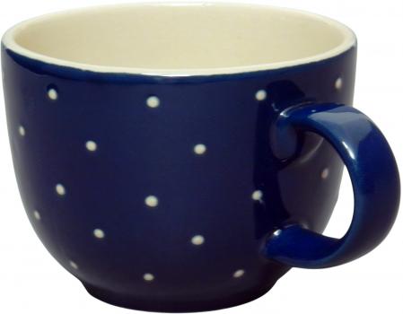 Jumbo Cup mit Schrift (2 Zeilen) Blue 1 point