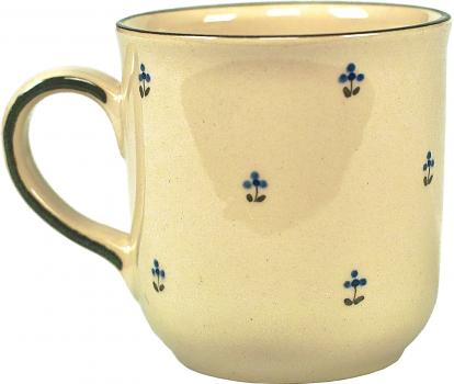 Namensbecher mit Schrift (1 Zeile) Streublume