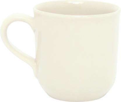Kaffeebecher glänzend weiß