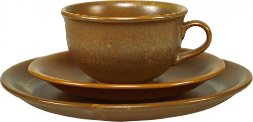 Kaffeeservice 15-teilig braun
