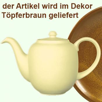 Kaffeekanne 0,9 Liter braun