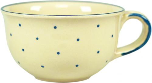 Kaffeeobertasse hell 1 Punkt