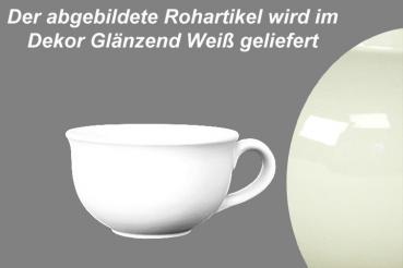 Kaffeeobertasse glänzend weiß - 2.Wahl