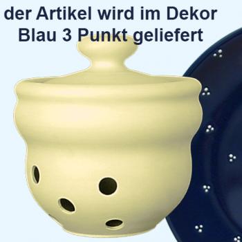 Kartoffeltopf blau 3 Punkt