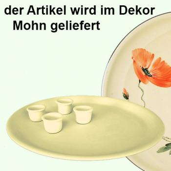 Kerzenteller Mohn