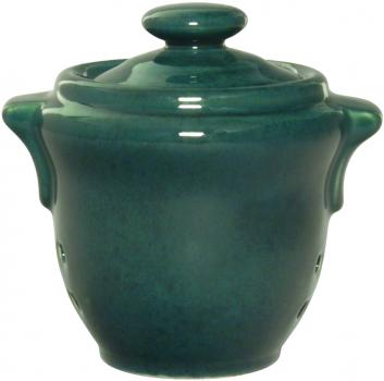 Knoblauchtopf grün Sprenkel