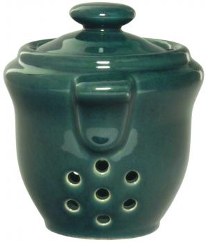 Knoblauchtopf grün Sprenkel