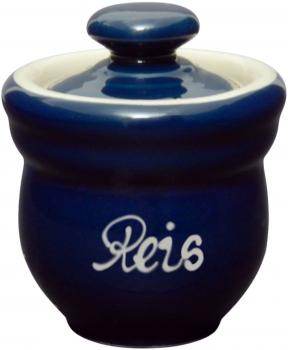 Küchendose glänzend blau
