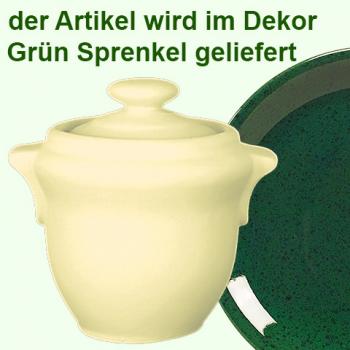 Küchendose grün Sprenkel