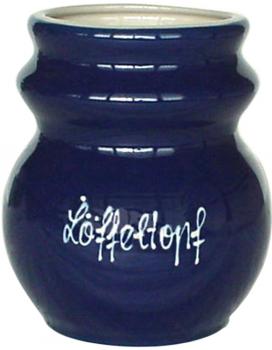 Löffeltopf glänzend blau