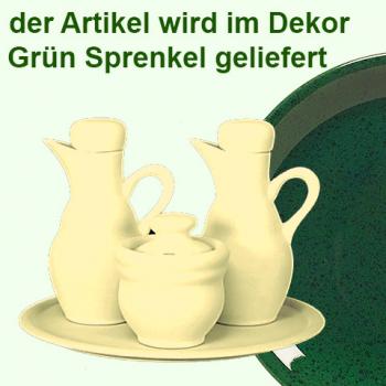 Menage  grün Sprenkel