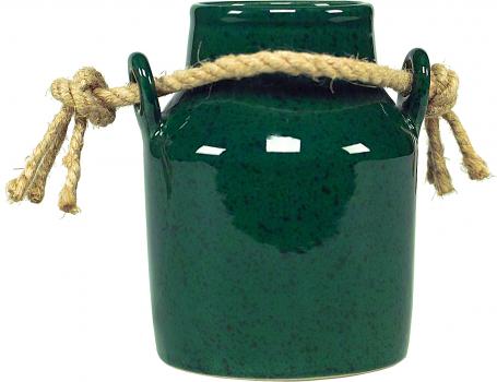 Milchkanne H 13 cm grün Sprenk