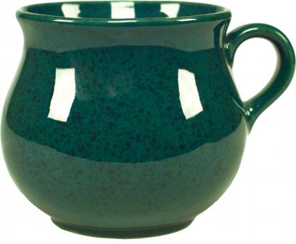 Molly-Mini-Tasse grün Sprenkel