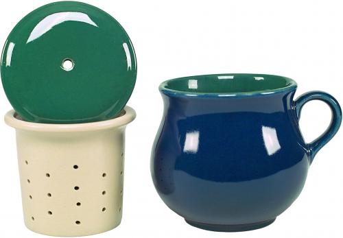 Mollytasse mit Sieb und Deckel Uta