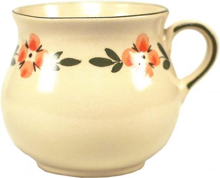 Mollytasse mit Schrift (2 Zeilen) Wilde Rose