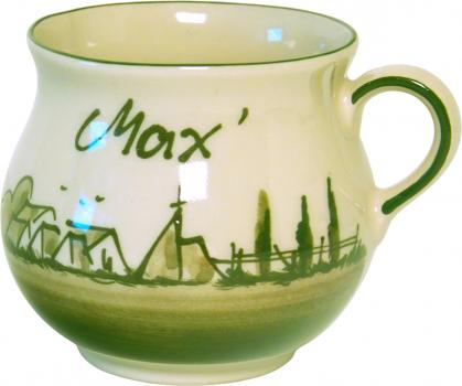 Molly-Mini-Tasse blau 1 Punkt - Kopie