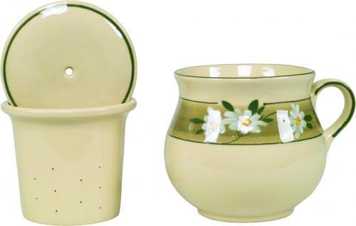 Mollytasse mit Sieb und Deckel