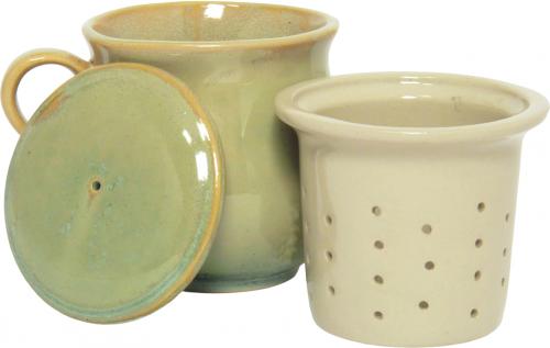 Mollytasse mit Sieb und Deckel