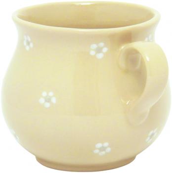 Molly Cup mit Schrift (2 Zeilen) Gänseblümchen