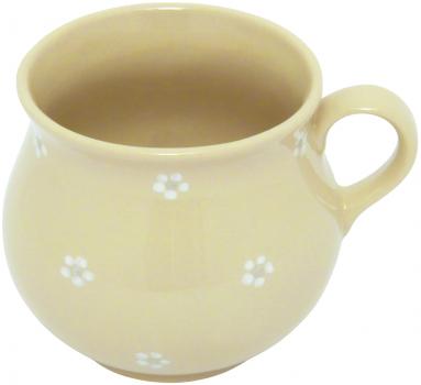 Molly Cup mit Schrift (2 Zeilen) Gänseblümchen