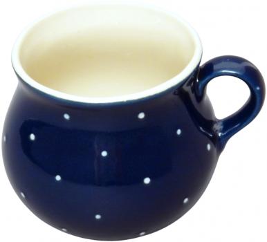 Molly Cup big 0,4 mit Schrift (2 Zeilen) blue 1 point