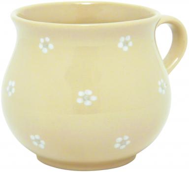 Molly Cup mit Schrift (2 Zeilen) Gänseblümchen