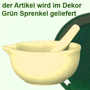 Mörser grün Sprenkel