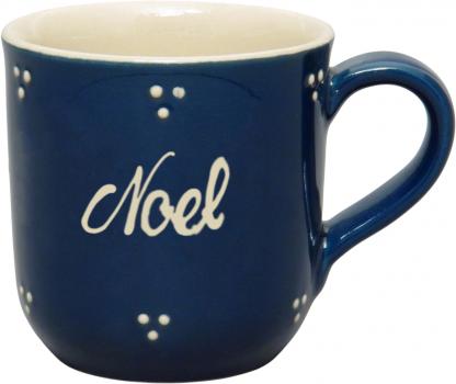 Namensbecher mit Schrift (1 Zeile) blau 3 Punkt